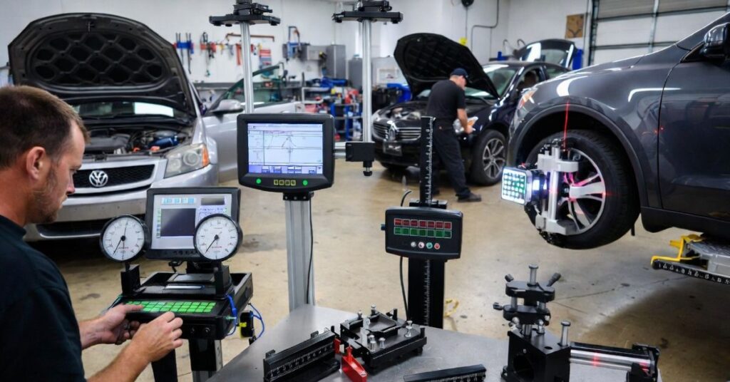 Types of Wheel Alignment Tools Used in Professional Auto Shops 