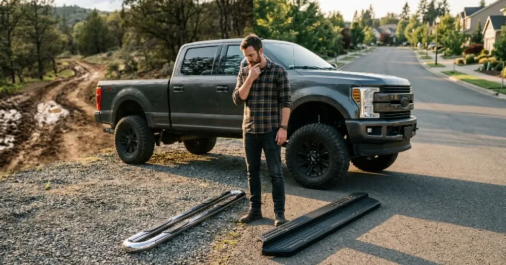How to Choose Between Nerf Bars and Running Boards