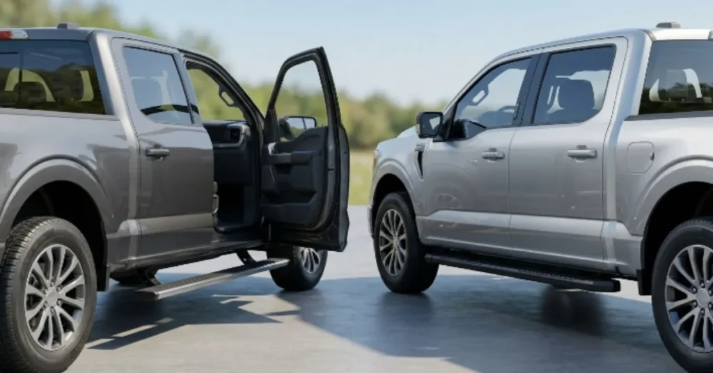 Power Running Boards vs Side Steps: What's the Main Difference?